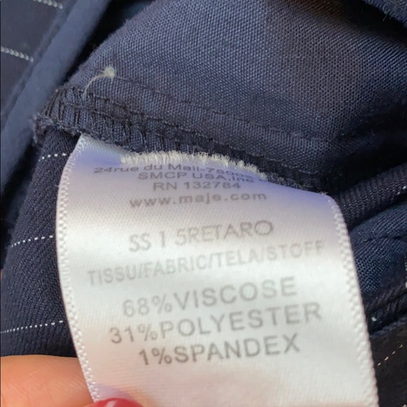 Stylish Maje ankle pants - Picture 3 of 4